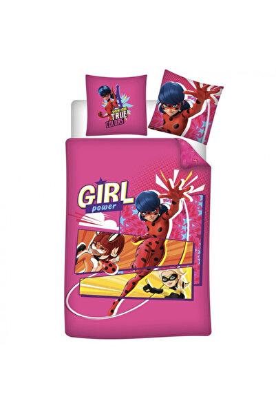 Miraculos: Buburuza și Motan Noir The Girls set de lenjerie de pat 140×200cm,...