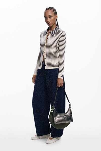 Desigu Medium detachable two-tone bag