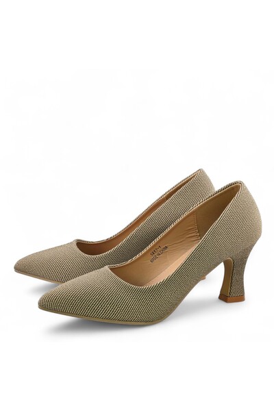 Sunrise Pointed Toe Mid Heel Pump