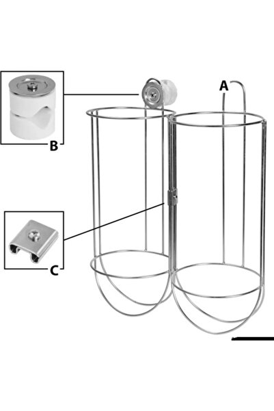 OSCULATI Sistem de coșuri Easy Fender, oțel inoxidabil AISI 316 lustruit, pen...