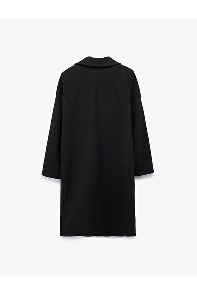 Koton Long Sleeve Buttoned Double Breasted Cashmere Coat