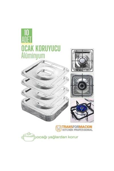 Skygo Ocak Koruyucu Folyo - Kızartma Yemek Yağ Koruyucu Folyo 10 ADET