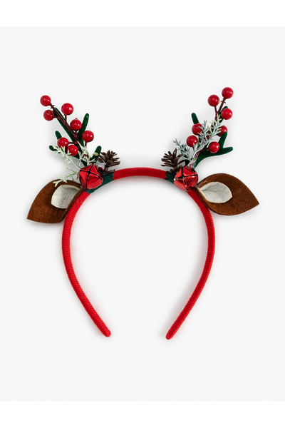 Koton Christmas Wreath with Deer Ear and Antler Appliques