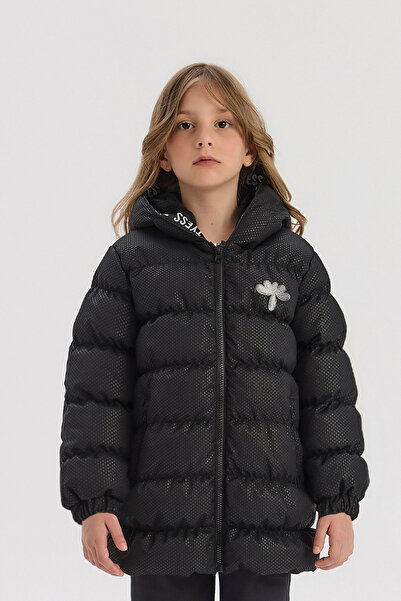 Tyess Girl Black Coat