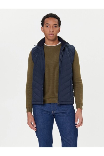 PAUL&SHARK Men's Woven down Waistcoat C.W. Down