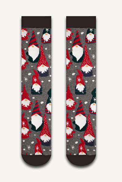 Neşeli Çoraplar Noel Cüceler Havlu Çorap