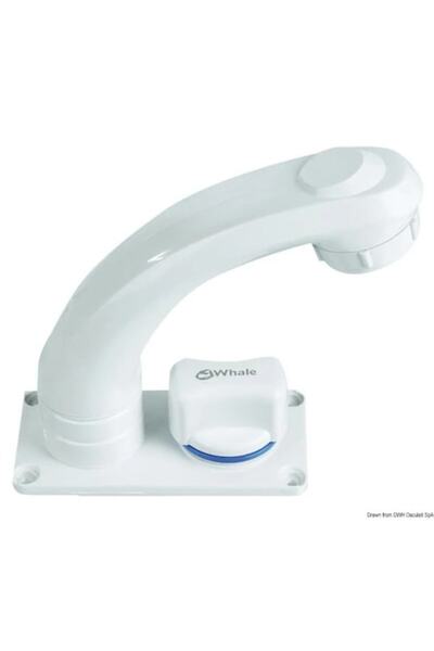 OSCULATI Whale Elegance Shower Tap, Cold Version, Base 113x55 mm, 12 mm Inlet, 1.7 m Hose