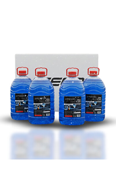 STEEP Oto Cam Suyu -20 Derece Antifriz İçerikli 5 Lt 4 Adet