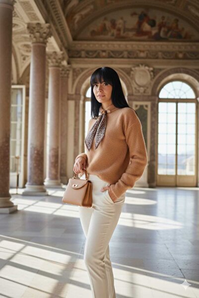 SAYZEN PULOVER TRICOTAT YUMOŞ CU GĂLĂ DE CĂMAȘĂ