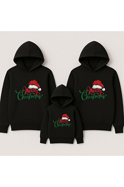 MODA Anul Nou Crăciun Crăciunul cu imprimeu Mamă Tată Copii Hanorac combinat ...