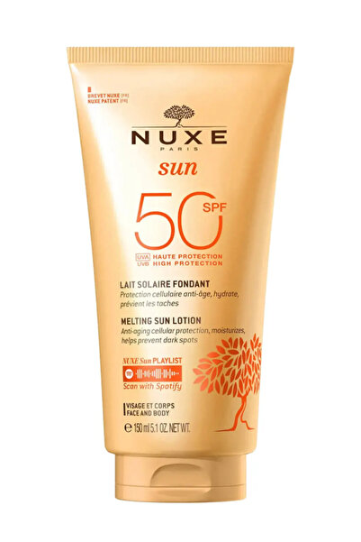 Nuxe Sun SPF 50 Melting Sun Lotion For Face & Body 150ml