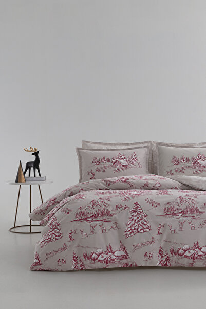 Yataş Hernals Ranforce Double Duvet Cover Set - Beige