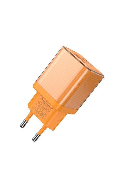 JELLICO EU55 GaN PD 33W 1xUsb-C+1Usb-A QC3.0 Wall Charger Blue