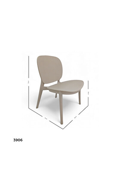 concent Restaurant chair made of fiber plastic