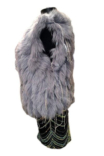 OEM Natural fox fur vest, universal size