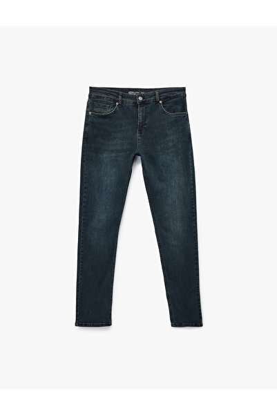 Koton Τζιν παντελόνι κανονικής μέσης βαμβακερή λεπτή εφαρμογή - Brad Jean