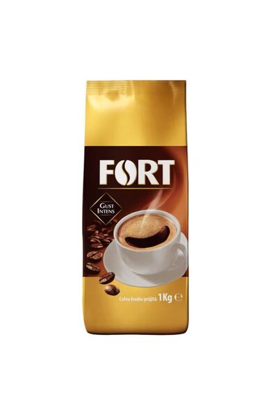 fort Cafea boabe, Fort, 100% Robusta, 1 kg