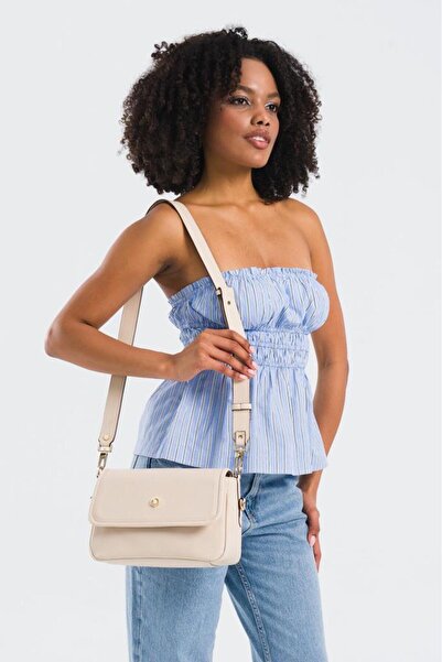 U.S. Polo Assn. Cross Strap Women's Bag Beige Us25126