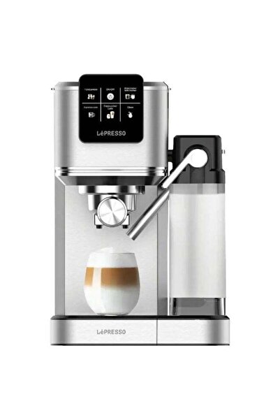 Lepresso Latteo Hot & Cold Brewing Coffee Machine with Milk Frothing Function - Silver