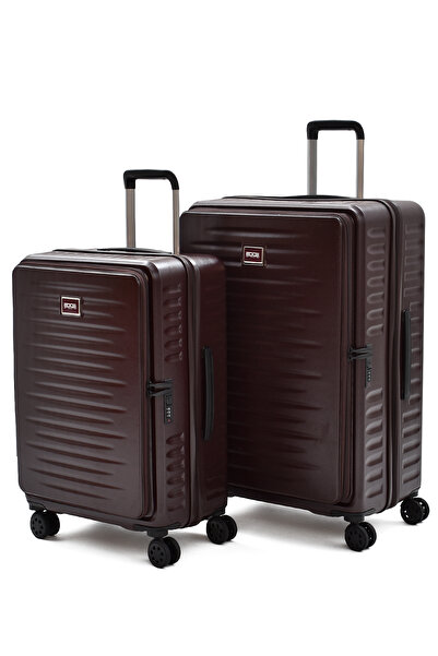 ELATAE Ground Körüklü 2’li Valiz Seti Büyük ve Orta Boy – Ultra Dayanıklı, Ge...