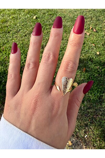 Eylülün Takısı Women's Gold Color Love Arrow Ring
