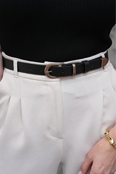 MODAM HİFA Antique Buckle Vintage Style Women's Belt Trouser Belt Dress Belt Shirt Belt Waist Belt