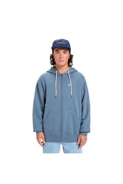 Quiksilver Salt Water Zip Hoodie Men's Blue Sweatshirt Men's Sweatshirt Eqyft...
