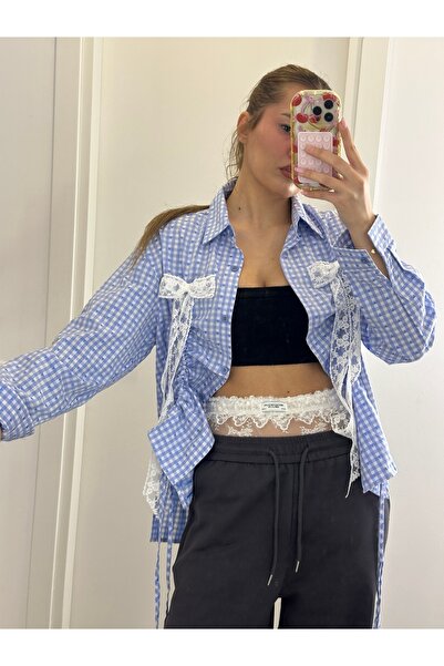 NicoleShop Lace detail sweatpants