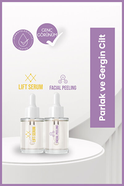 SOI Cosmetics Yaşlanma Karşıtı İkili Set - Lift Serum ve Kırmızı Peeling Seru...
