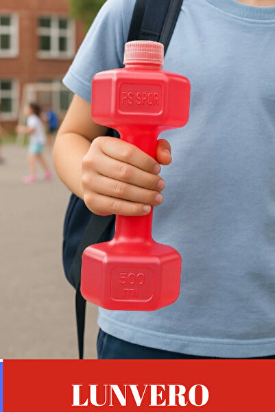 Lunvero PREMİUM Plastik Spor Günlük Kamp Koşu Bpa İçermeyen Gıdaya Uygun Damb...