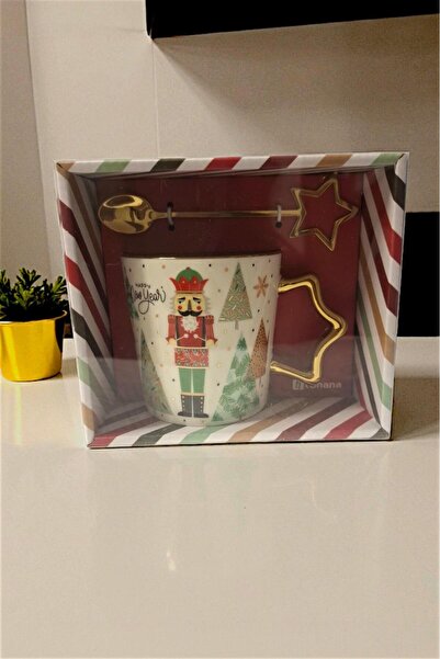 uğurlu dükkan Star Spoon Snare Drum Lead Soldier Mug Cup