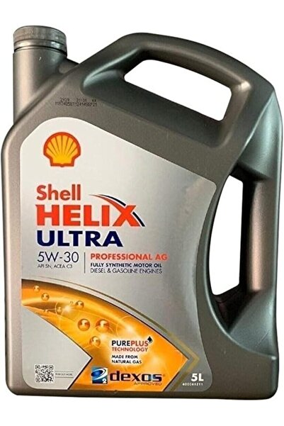 SHELL Helix Ultra Professional Ag 5w-30 5 Lt Motor Yağı DEXOS 2 ONAYLI 2025 ÜRETİM