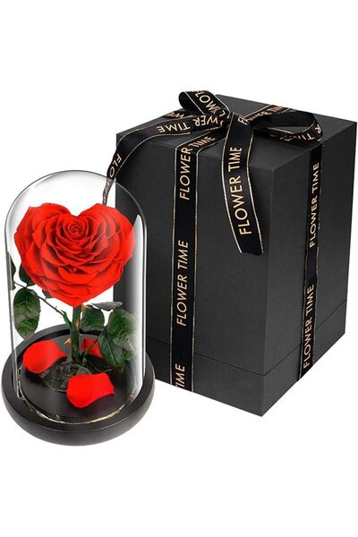 Carmel Flowers وردة القلب الأحمر الدائمة