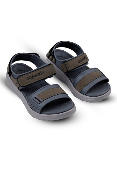 style side Casual sandal with adjustable Velcro straps