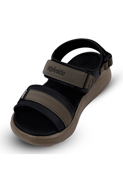 style side Casual sandal with adjustable Velcro straps