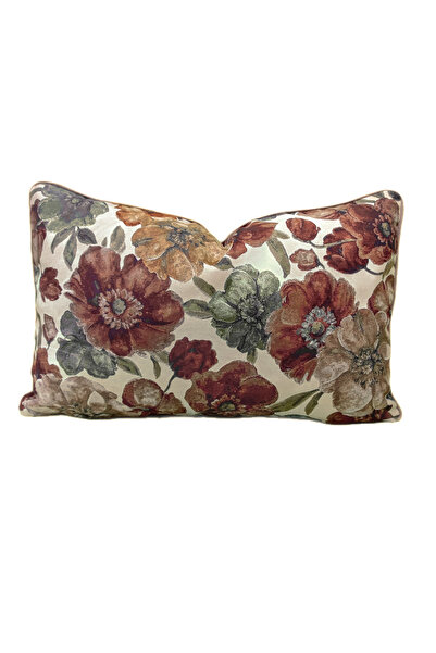 Alacastore Husă de pernă cu flori, dreptunghiulară, boemă, etnică, clasică, m...