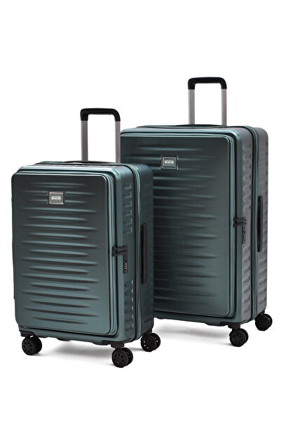 ELATAE Ground Körüklü 2’li Valiz Seti Büyük ve Orta Boy – Ultra Dayanıklı, Ge...