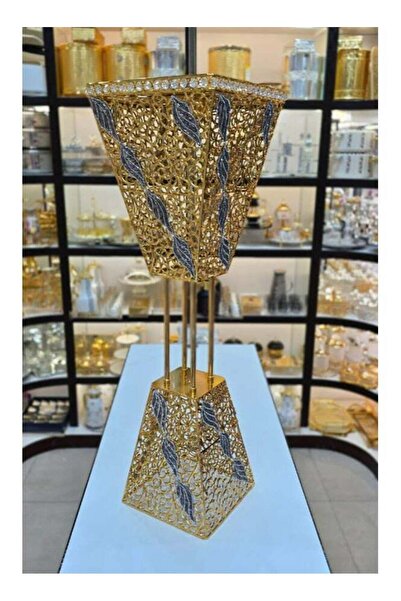 Radin Damanhoor Charcoal Incense Burner - Bakhoor, Oud & Frankincense Metal Burner for Home & Spa