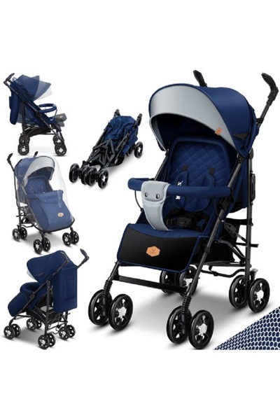 Kidiz Cărucior KIDIZ® City-Pro Buggy Cărucior pliabil și rabatabil albastru