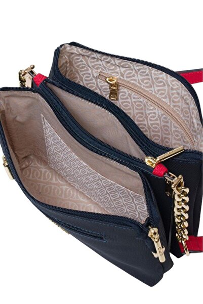 Trendsbag Cross Strap Women's Bag Navy Blue-Red Women's Bag