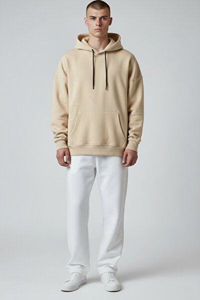 Butik Quality Bol Kalıp Winter Inside Out Fleece-Lined Sweatshirt