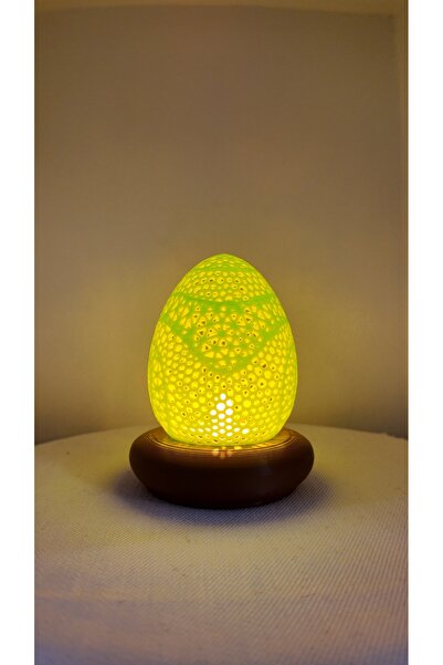 Taz Work Shop 3D Home Aksesuar Dekoratif Işıklı Yumurta Görünümlü Led Tealigh...