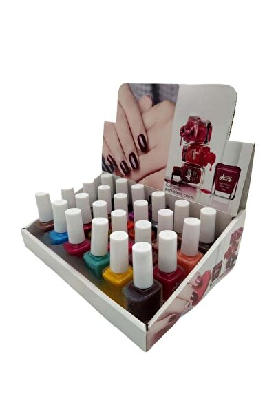 The comprehensive house علبة طلاء أظافر تحتوي على 24 لونًا