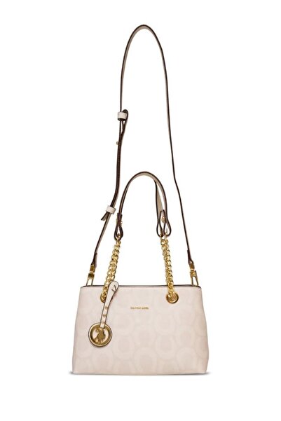 U.S. Polo Assn. Cross Strap Women's Bag Ecru Us25166
