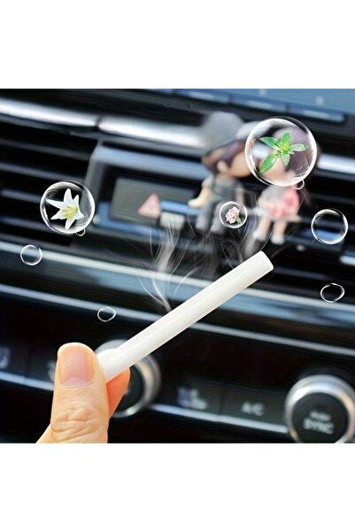 MaffStuff Car Air Freshener Gold Aluminum 8.2×1.4 cm – Set of 5 Refills, Ventilation Clip