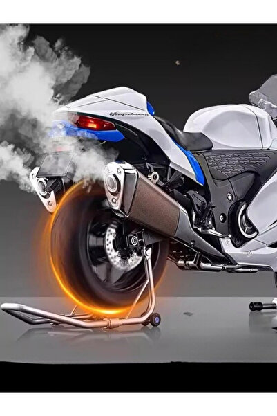 MotoGarage نموذج سوزوكي هايابوسا GSX R1300 بمقياس 1:6 - نموذج فاخر مع إضاءة ومفتاح تشغيل ودخان يعمل بالماء