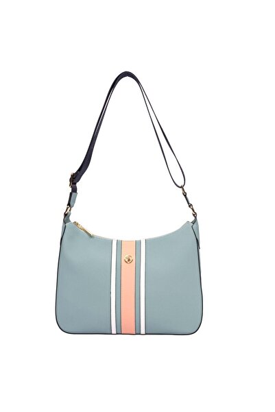 U.S. Polo Assn. Cross Strap Women's Bag Indigo-Salmon-White Us23243