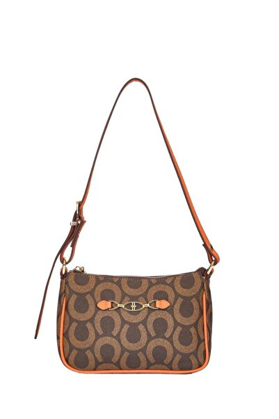 U.S. Polo Assn. Cross Strap Women's Bag Brown-Orange Us24195