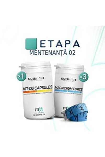 NUTRICODE Fit 6 Package - Maintenance 2 - VIT-D3 Capsules & 3 x Magnesium Forte New Generation