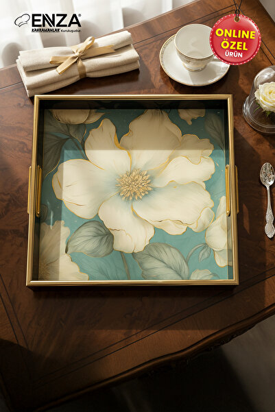 Enza Leyla Tea Coffee Breakfast and Presentation Tray 36 cm